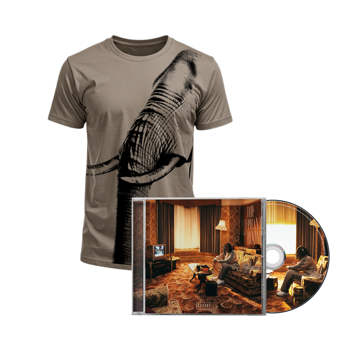 The Elephant In The Room Elephant T-shirt + CD